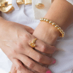 4 Drops Gold Ring