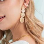 Golden Drops Miyuki Earrings